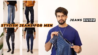 MUST HAVE STYLISH JEANS FOR MEN IN BUDGET 2023  JEANS BUYING GUIDE  HOW SHOULD JEANS FIT [upl. by Silrak]