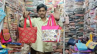 Rs10Bangalore Mamulpet Wholesale Bags Shop  All Bags Items  Single Piece Available Gift Bags [upl. by Eelahs]