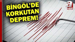 Bingölde korkutan deprem AFAD ilk detayları duyurdu  A Haber [upl. by Eissehc389]