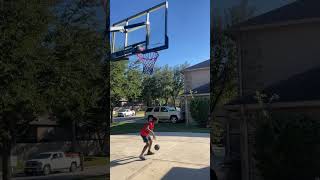 That one foot HopStep shot was crazy 🔥 basketball shorts ballislife nba sports [upl. by Acirej]