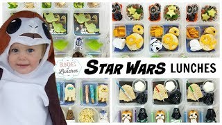 Fun STAR WARS Themed Lunches for KIDS 🌌 Bunches of Lunches [upl. by Bohlin]