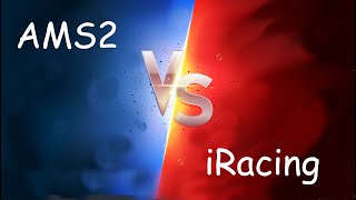 Comparison ams2 v16 vs iracing [upl. by Eniamat]