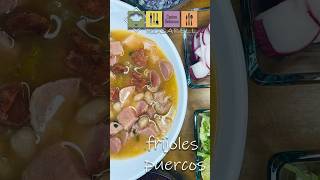 COCINA FÁCIL  FRIJOLES PUERCOS frijoles 1minuto cerdo [upl. by Eelimaj]