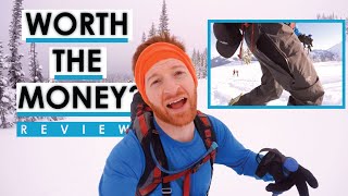 Arcteryx Review  Rush LT Bib Pants for Ski Touring or Snowboarding [upl. by Einnoj]