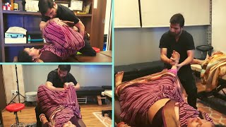 Sacrum Painbackpain chiropractor  Drpankaj asmrtriggers [upl. by Gardol556]