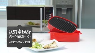 Fast amp Easy Microwave GrillPan Cooker [upl. by Bruno]