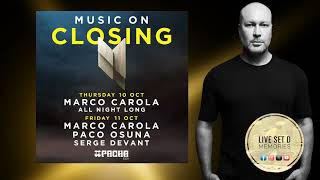 Marco Carola  Music On Closing Pacha Ibiza 10 10 2019 [upl. by Taryne]