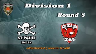 Atlasbasket  Div 1Round 5  SAINT PAULI by ΤΟ ΠΑΡΑΔΟΣΙΑΚΟ ΑΡΤΟΠΩΛΕΙΟ vs CHICAGO COWS [upl. by Rosalee21]