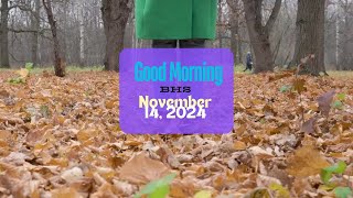 Barberton High School Morning Announcements for Thursday November 14 2024 [upl. by Valoniah]