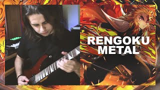 RENGOKU 9th form METAL cover 🔥 Mugen Train OST [upl. by Enahsed926]