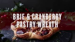 Brie amp cranberry pastry wreath [upl. by Pillihp]