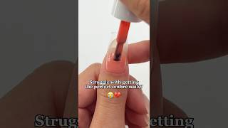 The BEST Hack To Achieve The PERFECT Gel Ombré nailhack ombrenails nailboo nailboopartner [upl. by Namdor]