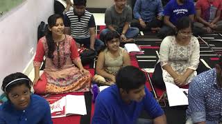 Raag Yaman  Practice Session  Pt Kuldeep Sagar  Students  Alaap Music Academy Chennai [upl. by Blau]