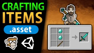 How to Craft Items with Scriptable Objects Unity Tutorial [upl. by Nellad67]