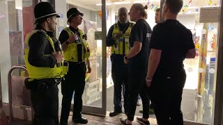 Customers denied entry at Tesco Birmingham 10 minutes before closure [upl. by Schug]