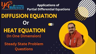 Heat Equation with steady state condition  Diffusion Equation heatequation problems [upl. by Bowen]