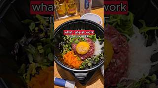 RAW BEEF WORK LUNCH shorts food vlog whatieatinaday nyc work [upl. by Assirk951]