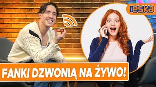 Fanki dzwonią do Dawida Kwiatkowskiego na żywo  Wywiad Radio Eska [upl. by Tterrab]