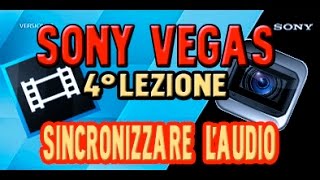 TUTORIAL SONY VEGAS N3 quotSINCRONIZZARE L AUDIO CON PLURALEYES quot [upl. by Marlane452]