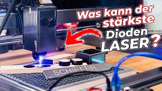 Atomstack X20 PRO  20W Laser schneidet 12mmHolz amp Metall 2022 Test [upl. by Godber]