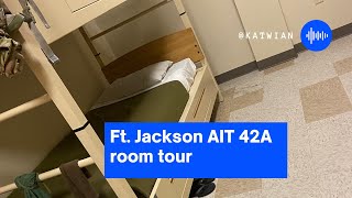 Ft Jackson AIT 42A room tour [upl. by Enoid]