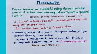 Fluxionality  മലയാളം [upl. by Ettebab]