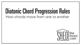 Diatonic chord progression rules [upl. by Harmonia]