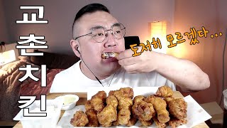 극악리뷰 교촌치킨 허니콤보 먹방 KYOCHON chicken Honey Combo mukbang eating review [upl. by Chemar]