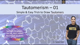 Tautomerism  1  Simple amp Easy Trick to Draw Tautomers  JEE NEET AIIMS NCERT Tautomerism [upl. by Ulphi]