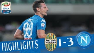 Hellas Verona  Napoli 13  Highlights  Giornata 1  Serie A TIM 201718 [upl. by Kowtko74]