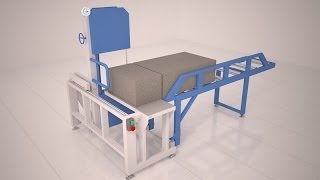 Concrete Block Cutting SetCLC BLOCK CUTTING MACHINE [upl. by Luciano466]