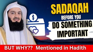 Why You Should Give Sadaqah Before Making Important Choices  Mufti Menk [upl. by Marola208]