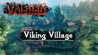 Building a Viking Village in Valheim [upl. by Amadus]