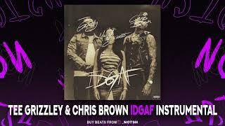 Tee Grizzley amp Chris Brown Ft Mariah The Scientist  IDGAF Instrumental [upl. by Alekin]