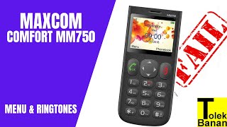 MAXCOM Comfort MM750  Unboxing  nowy i już uszkodzony [upl. by Flann285]