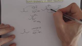 Chemistry 3  Boron enolates in Aldol reaction [upl. by Adan]