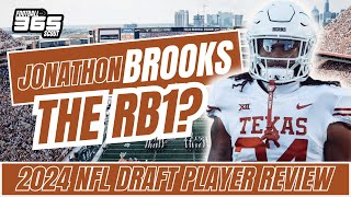 Jonathon Brooks 2024 NFL Draft Analysis Is He the Top Running Back Prospect [upl. by Aivirt]