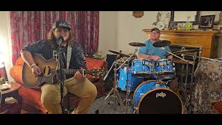 I Never Lie Zach Top Covered by Jonathan Tucker on guitar his buddy BJ on drums [upl. by Ileek]