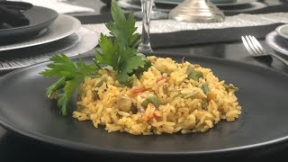 How I make my Haitian style Orka Rice Diri Ak Kalalou [upl. by Bela]