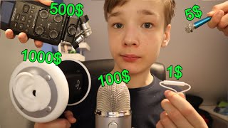 1 Microphone VS 1000 Microphone ASMR [upl. by Ezechiel]