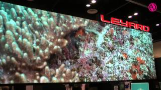 Leyard unveils 12mm pixel pitch display [upl. by Odlopoel267]