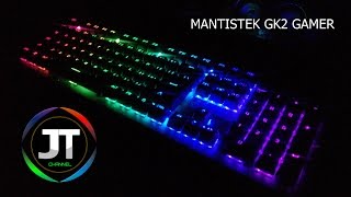 Excelente Teclado Mecánico Gamer Mantistek GK2  RGB NKRO ORings  BANGGOODCOM [upl. by Nhtanhoj]