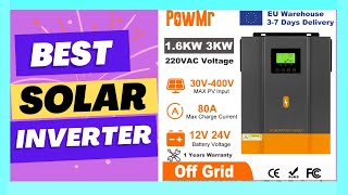 PowMr 1600W 3000W Hybrid Solar Inverter 12V 24V [upl. by Ganiats]