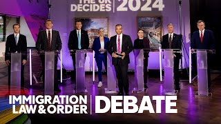 LIVE UK Election Debate  Immigration Law and Order [upl. by Lauhsoj374]