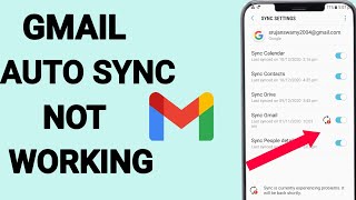 Fix Gmail Auto Sync Not Working in Android [upl. by Naujej]