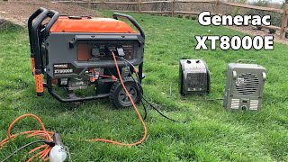 Generac XT8000E Generator Testing [upl. by Moreland]