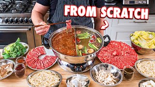 Making Authentic Hot Pot at Home 2 Ways [upl. by Ellehcyt]