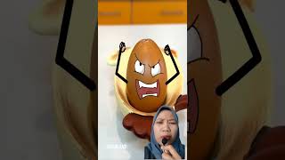 SI TELUR MARAH GA MAU DIMASAK⁉️  GOODLANDTV shorts dubbing [upl. by Frodi]