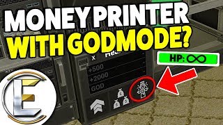 Money Printers WITH GODMODE  Gmod DarkRP Life New Hidden Buttons On OP Money Printer [upl. by Groot]