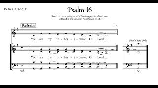 Psalm 16 • You Are My Inheritance • TENOR demo [upl. by Okwu]